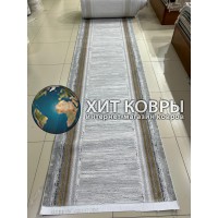 Турецкая ковровая дорожка Tajmahal 001 Серый